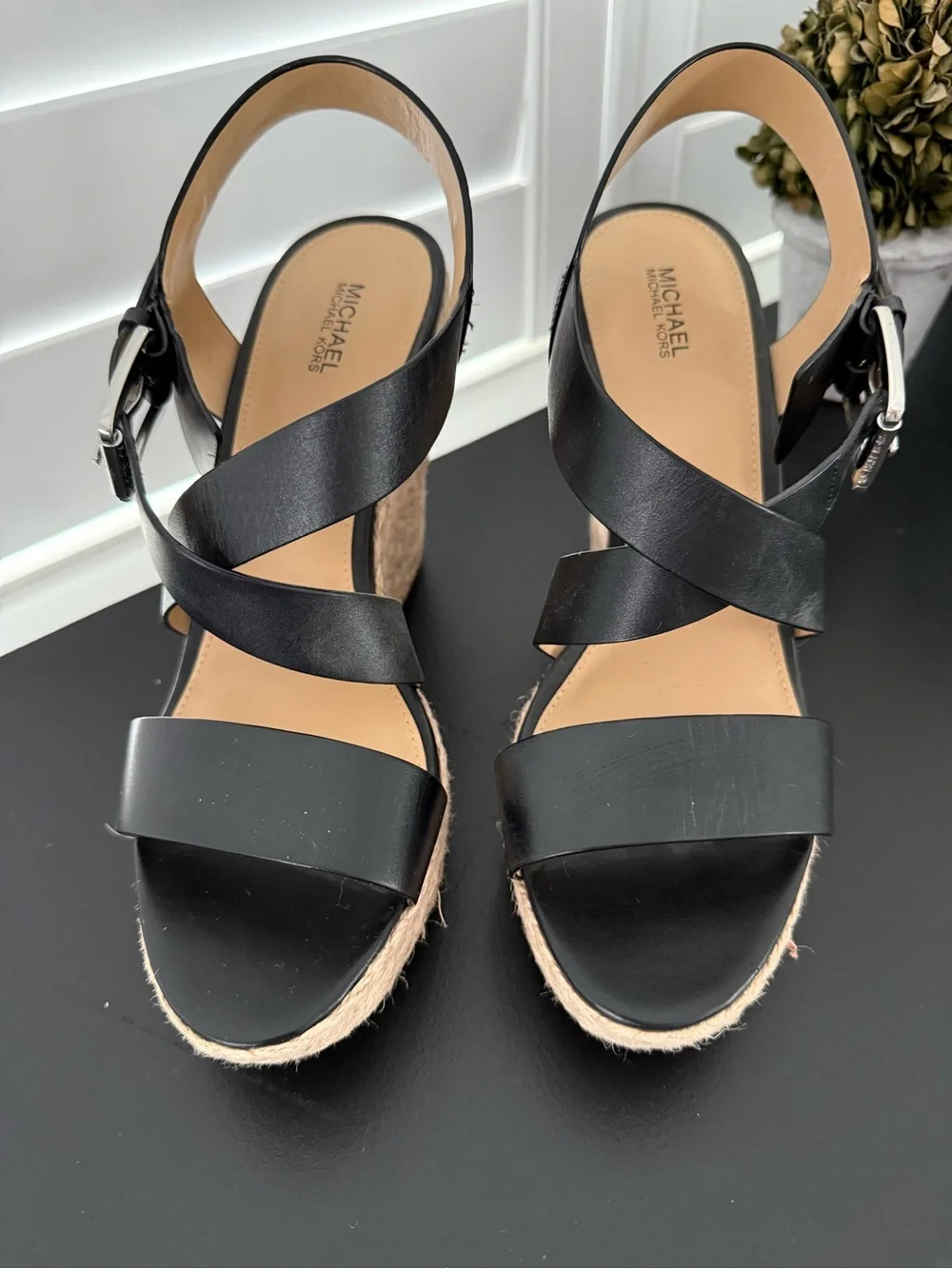 NEW Michael Kors Giovanna Wedges Size 10 $169 MSRP